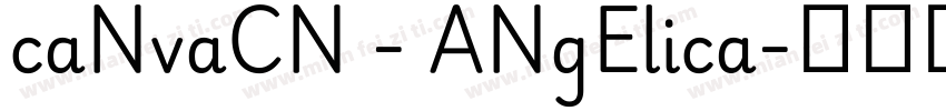 caNvaCN - ANgElica字体转换